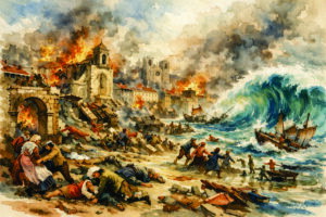 O terremoto de Lisboa, crônica de Eneas Barros