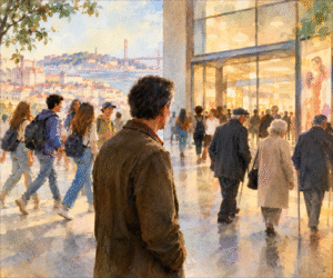 Coluna Luís Palma Gomes: Reflexão à porta do shopping